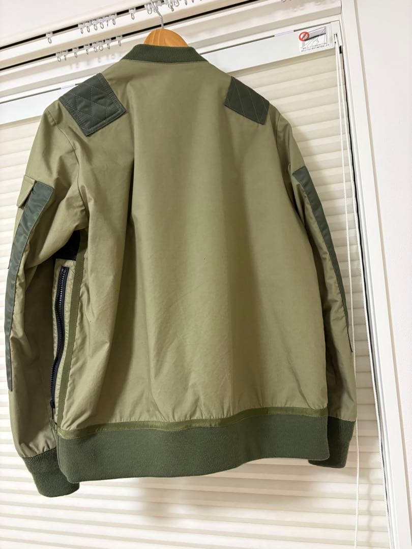 オリーブグリーン MA-1 フライトジャケット - メルカリ