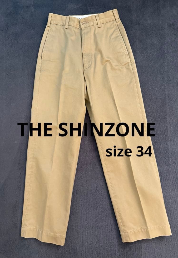 THE SHINZONE ベージュ チノパン サイズ34 THE SHINZONE（ザ シンゾーン） チノパン 「THE SHINZONE/ザ