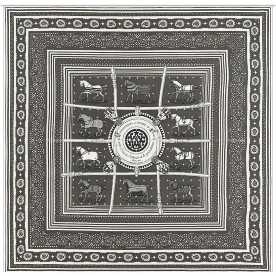 激レア 》エルメス カシシル カレジェアン 馬着 カシミヤシルク 新品未