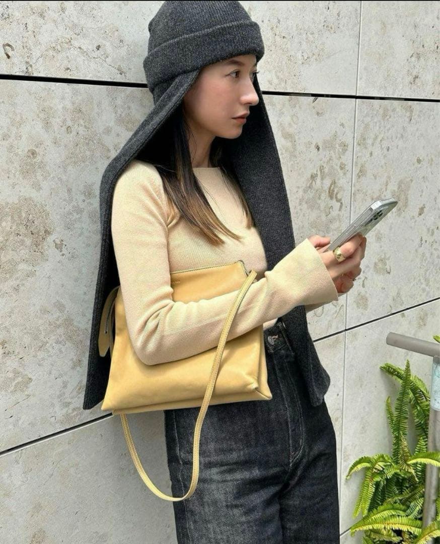 CLANE】SHOULDER PADS KNIT TOPS - メルカリ