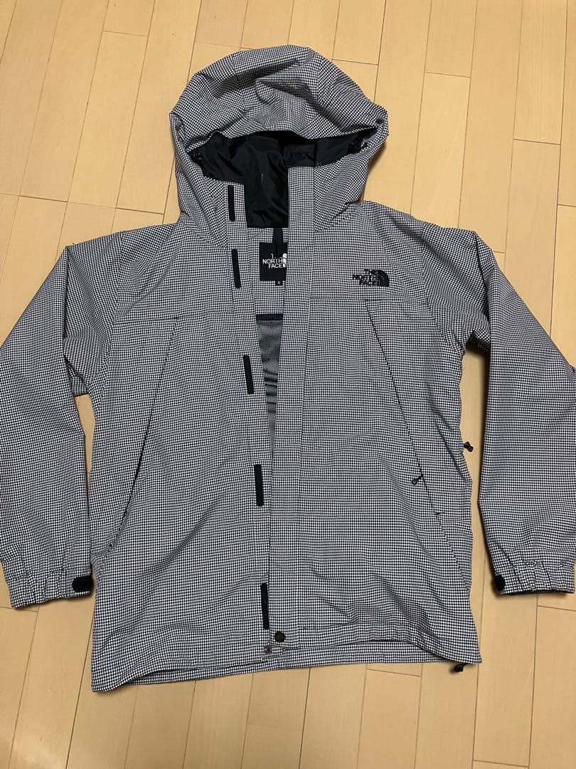 ノースフェイスノベルティスクープジャケットチェック柄マウンテン