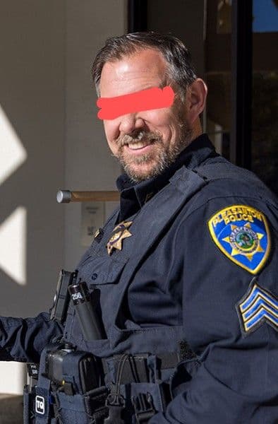 ろ*け様 実物 中古 CA州ポリスバッジ - メルカリ