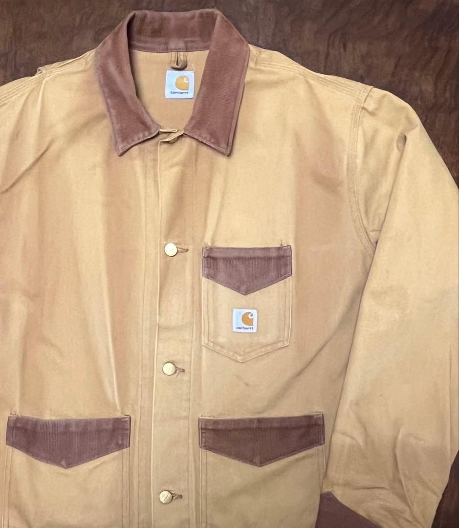 カーハート ダック × コーデュロイ カバーオール エンジニア ワーク