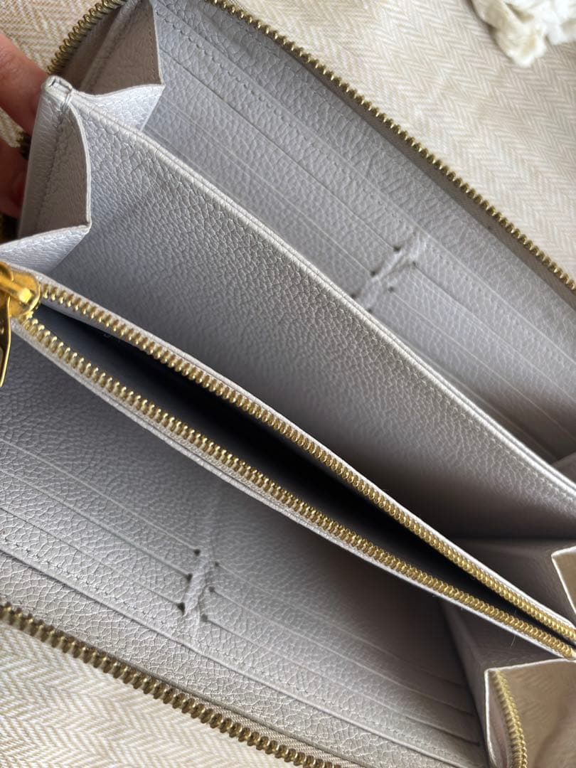 正規品】VUITTON長財布 M69142 ブリュームグレー - メルカリ
