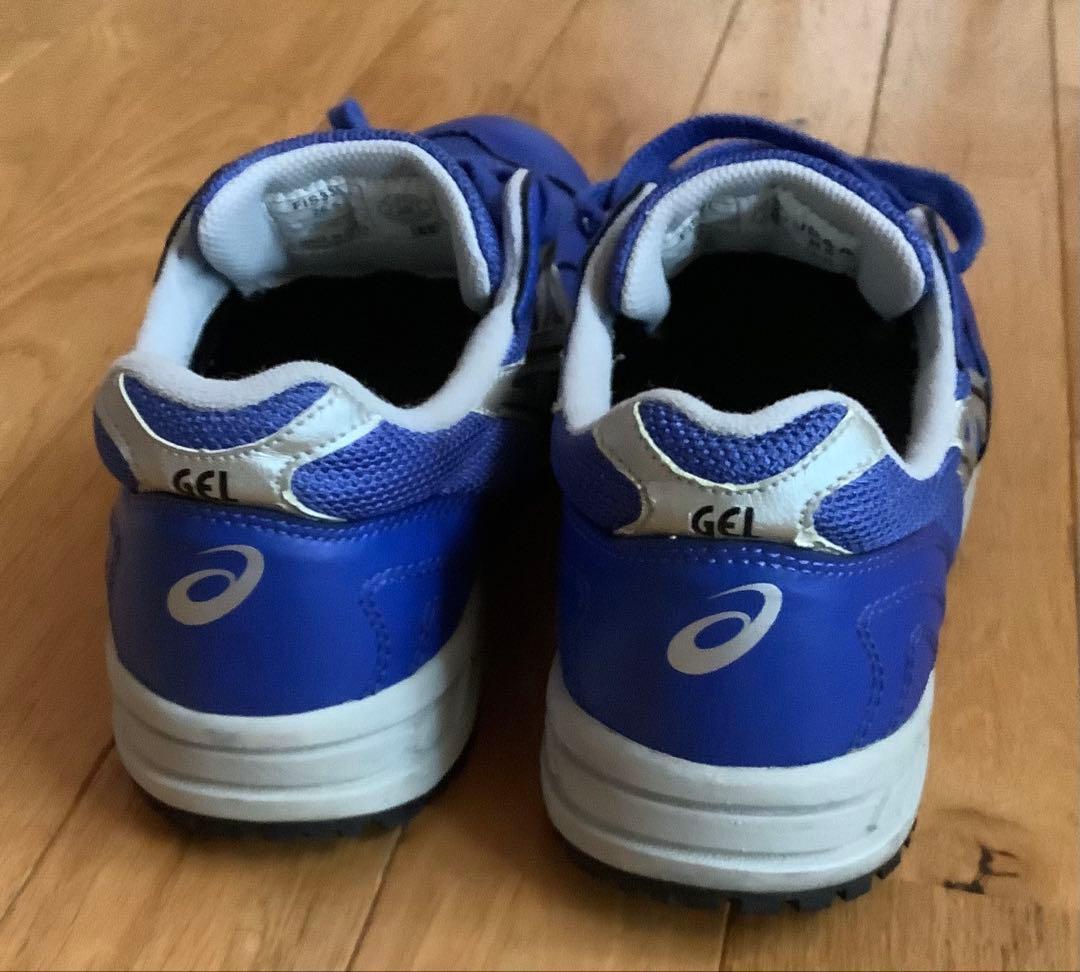 USED 美品 アシックス FIS33L 26.5cm ロイヤルブルー／シルバー