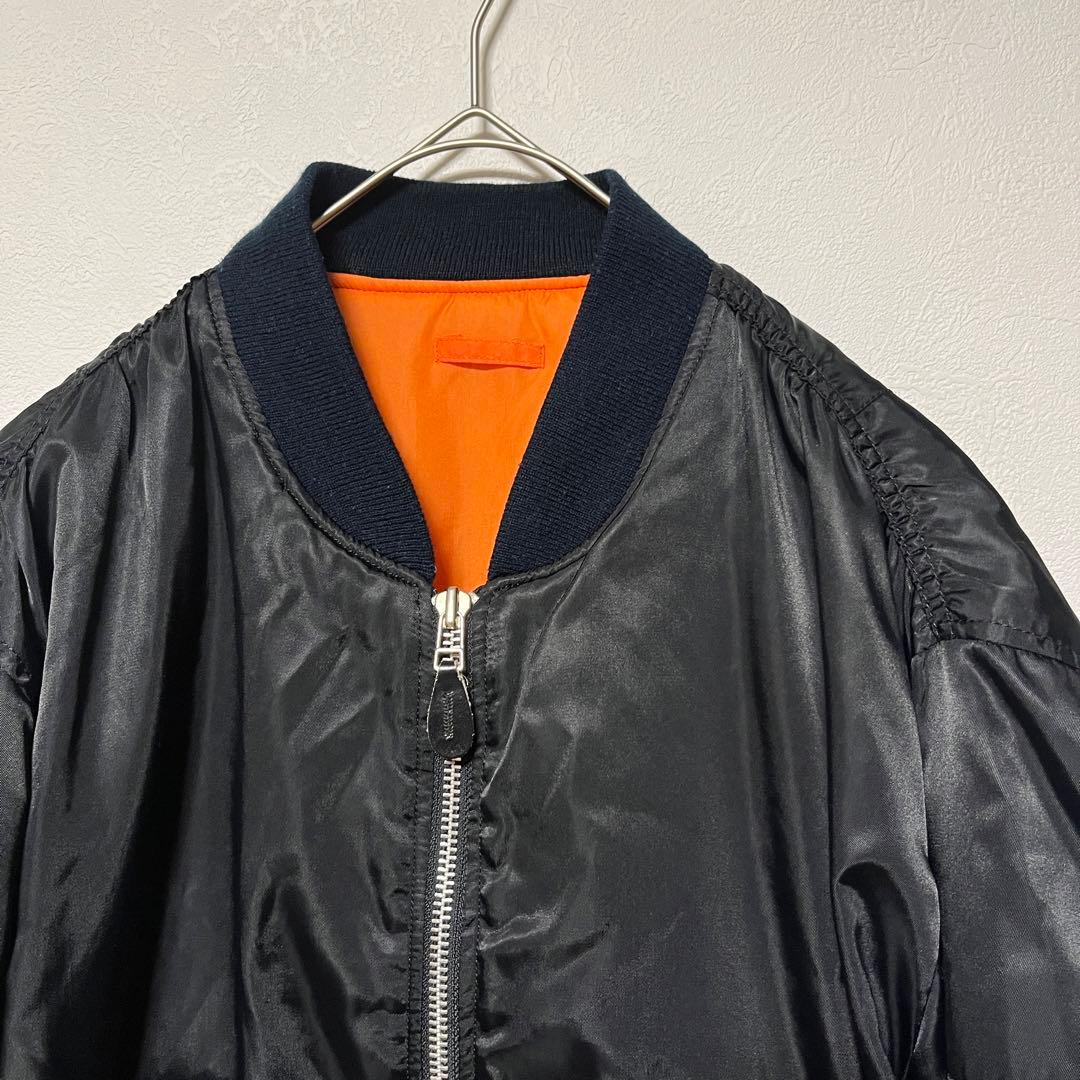 MA-1 JFK-J-93790z フライトジャケット 黒 Mサイズ 古着 - メルカリ