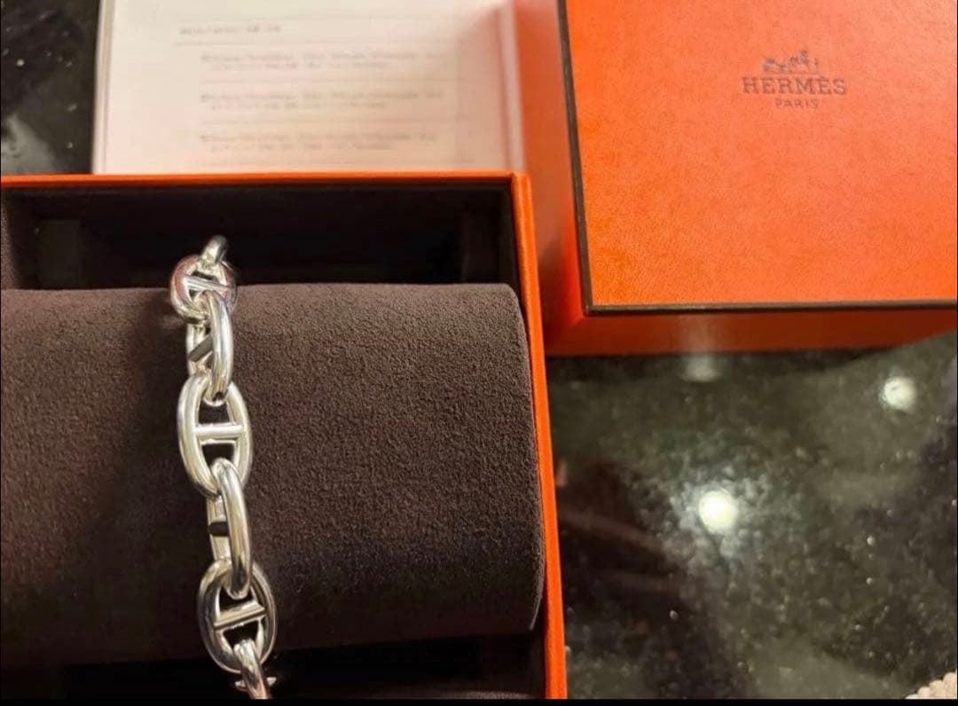 新品未使用　希少　エルメス　シェーヌダンクル　GM13 エルメス ブレスレット シェーヌダンクル GM 13コマ | 東京銀座の