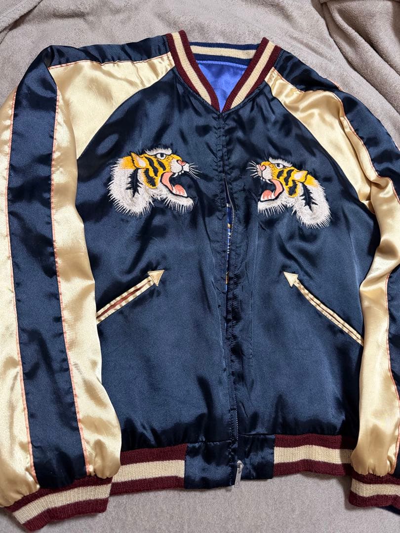 2面用 テーラー東洋 Hawaii 虎 日本限定版 スカジャン vintage - メルカリ