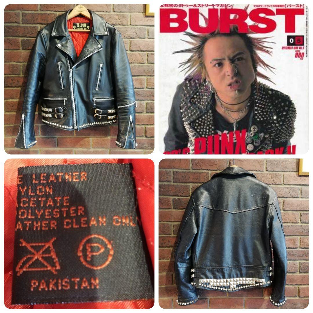 80s ダブルライダース 鋲ジャン パキジャン パンク schott ショット