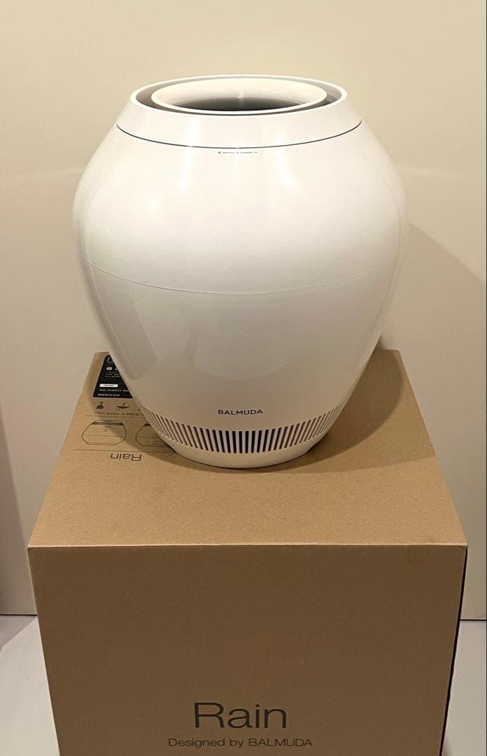 BALMUDA Rain Wi-Fi 置き型加湿器　ERN-1100UA-WK 加湿器 Rain Wi-Fiモデル ホワイト ERN-1100UA-WK [気化式] BALMUDA