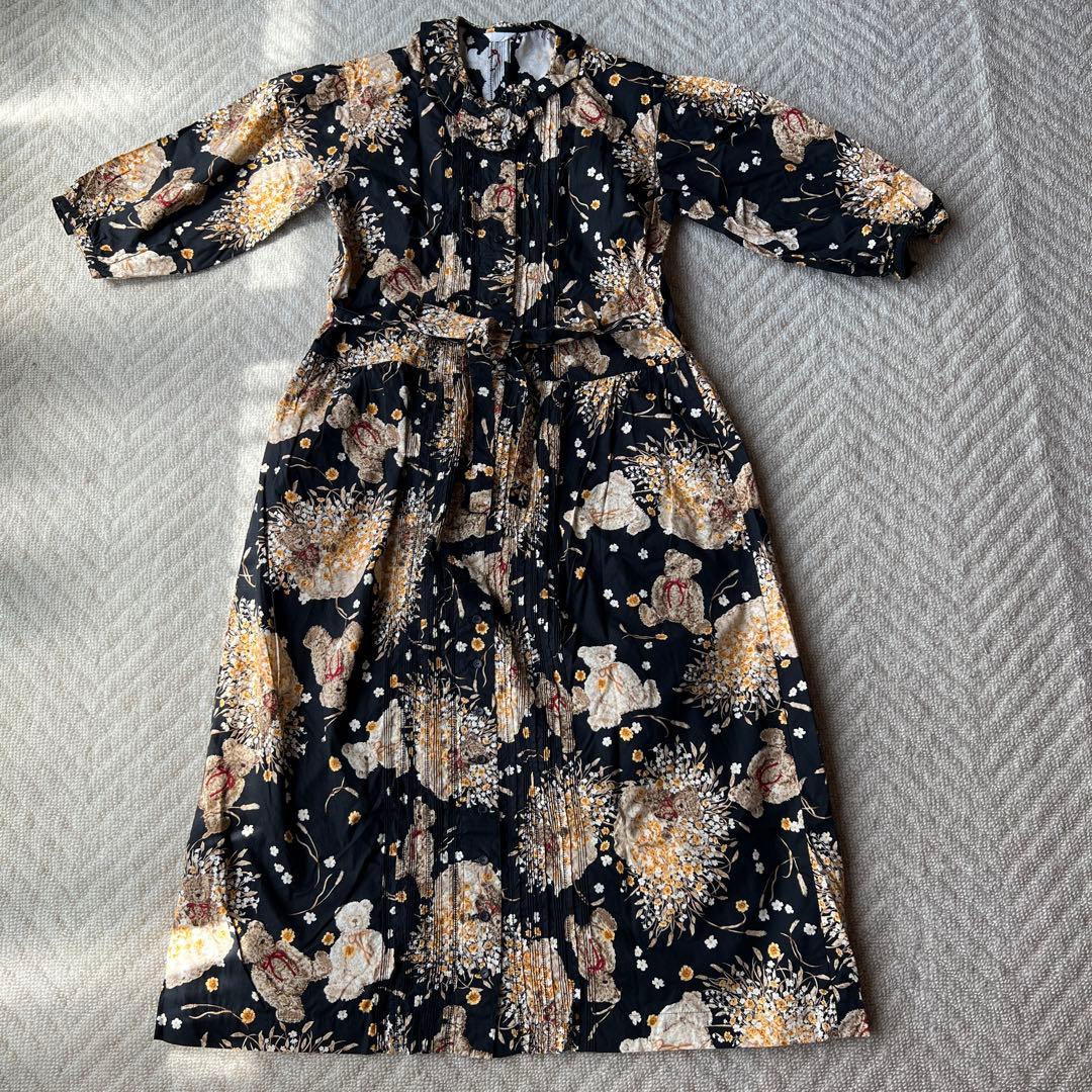 ピンクハウス クマ柄ワンピース - メルカリ