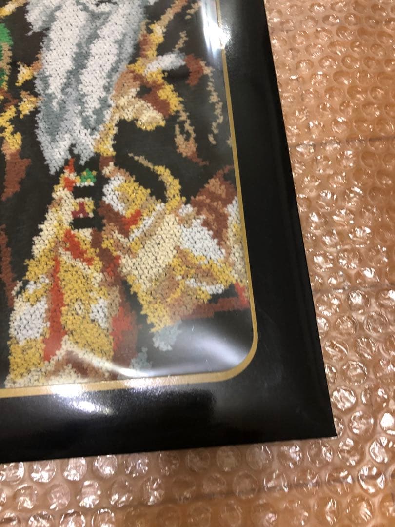 FEILER フェイラー歌舞伎 鷲娘と連獅子 新品未使用大判 レア 正月飾り