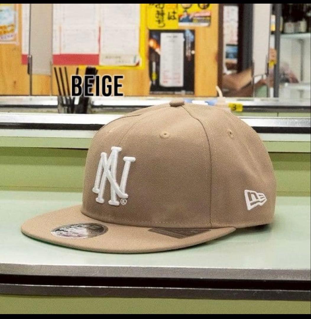 NEW ERA ANK 別注 アニューエラ キャップ ベージュ アニキ 片野英児