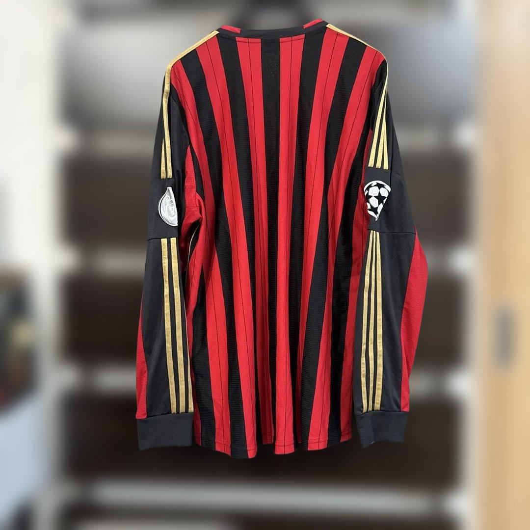 ACミラン adidas 長袖 UCLユニフォーム 4XO赤黒 - メルカリ