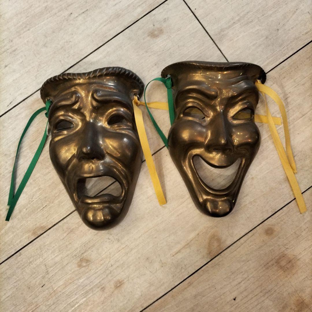 ツーフェイス　真鍮　ビンテージ Comedy & Tragedy｜Two Face / ツーフェイス - アメリカのミッド