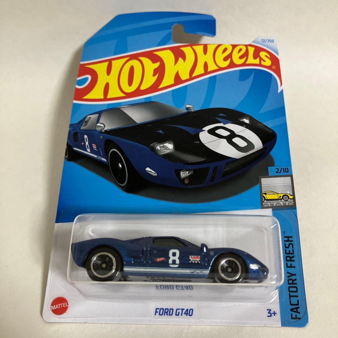 FORD GT40 ホットウィール FACTORY FRESH 青 - メルカリ