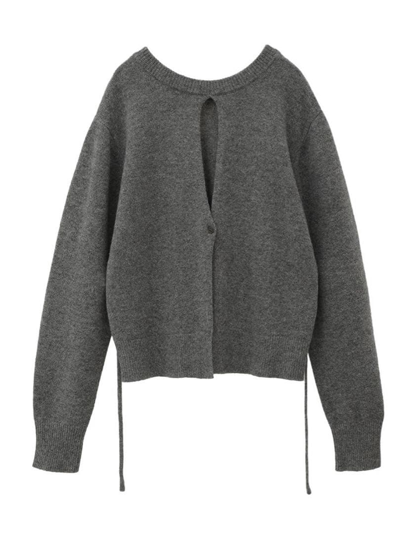 CLANE W FACE CENTER SLIT KNIT TOPS - メルカリ