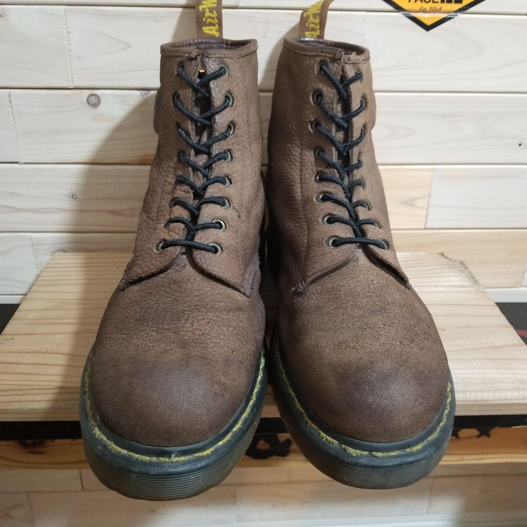 美品 RONNIE ドクターマーチン ロニー 8ホールブーツ シボ革 29.0