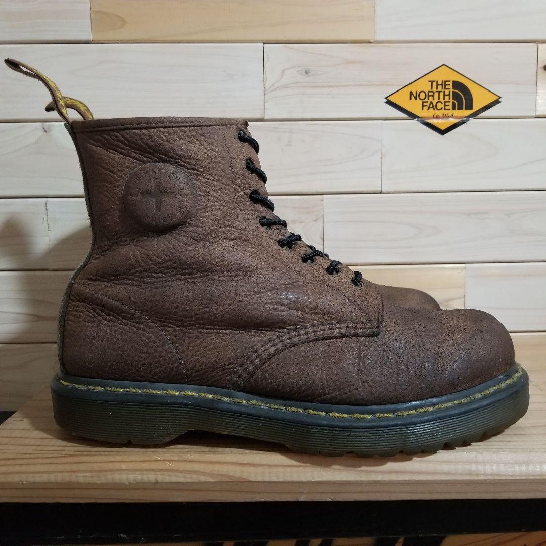 美品 RONNIE ドクターマーチン ロニー 8ホールブーツ シボ革 29.0