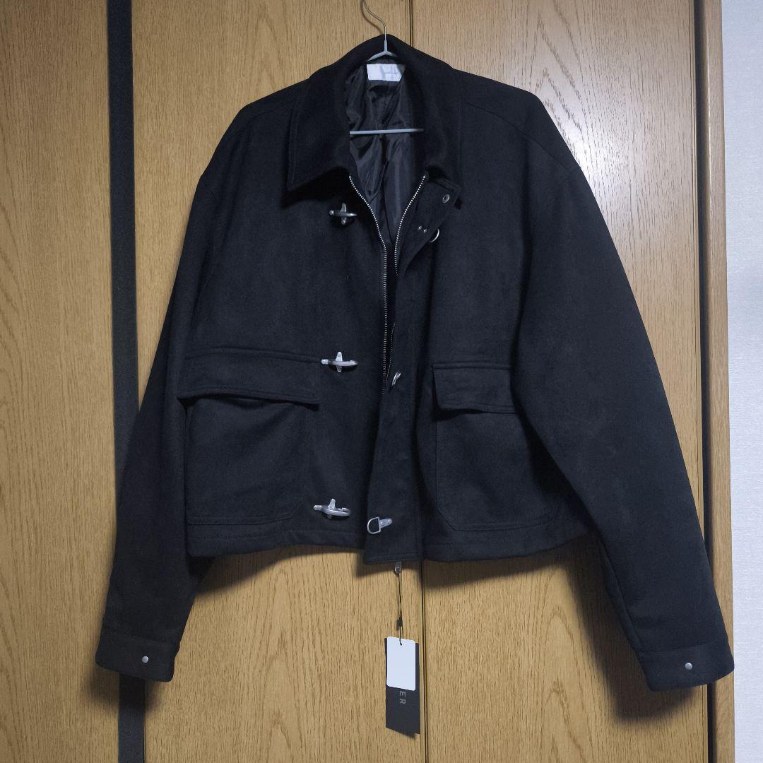 【ADRER　最新作即完黒L 】ファイヤーマンフックショートブルゾン