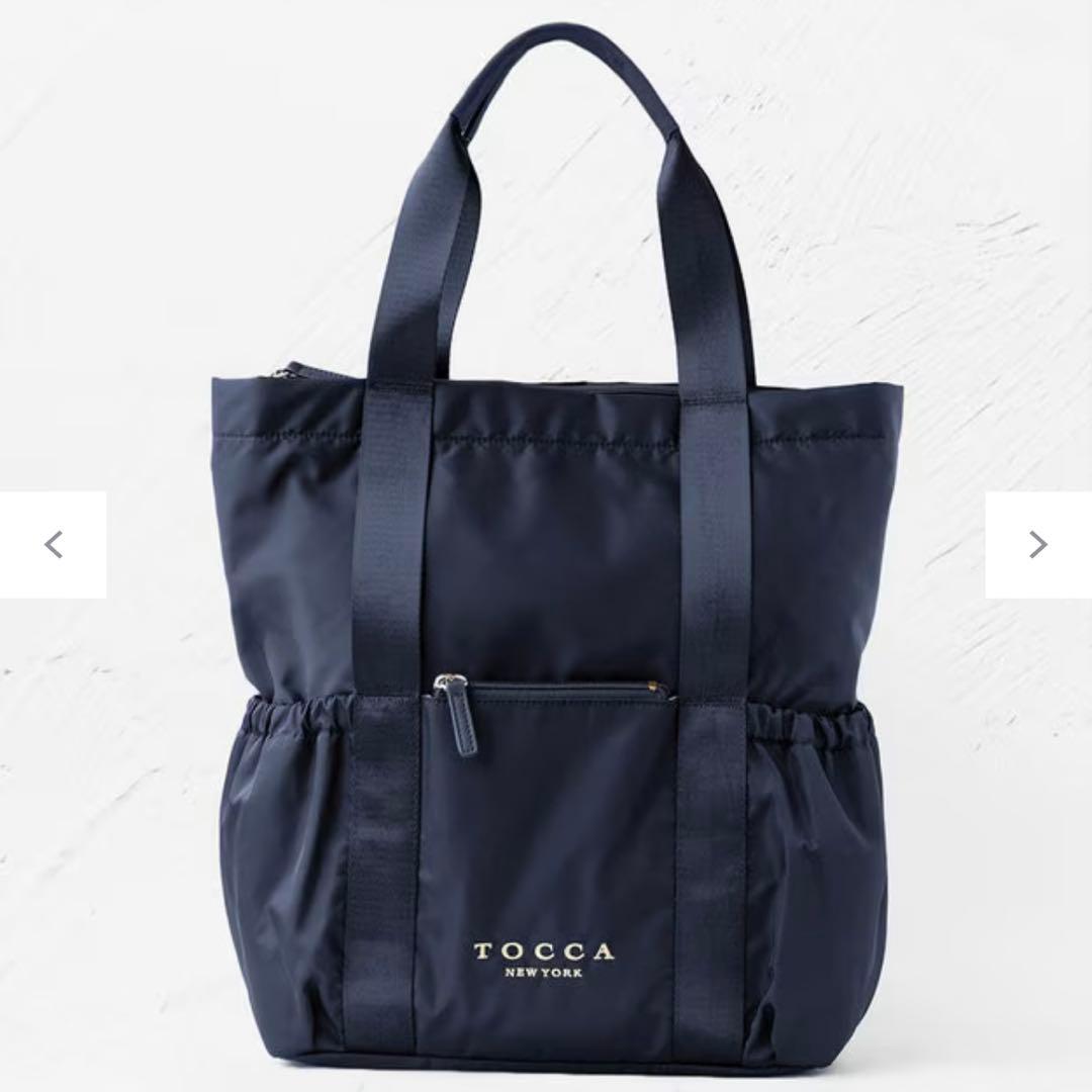 TOCCA トッカ 2way バッグパック ネイビー TOCCA（トッカ） デイバック リュック CIELO TRAVEL BACKPACK バック