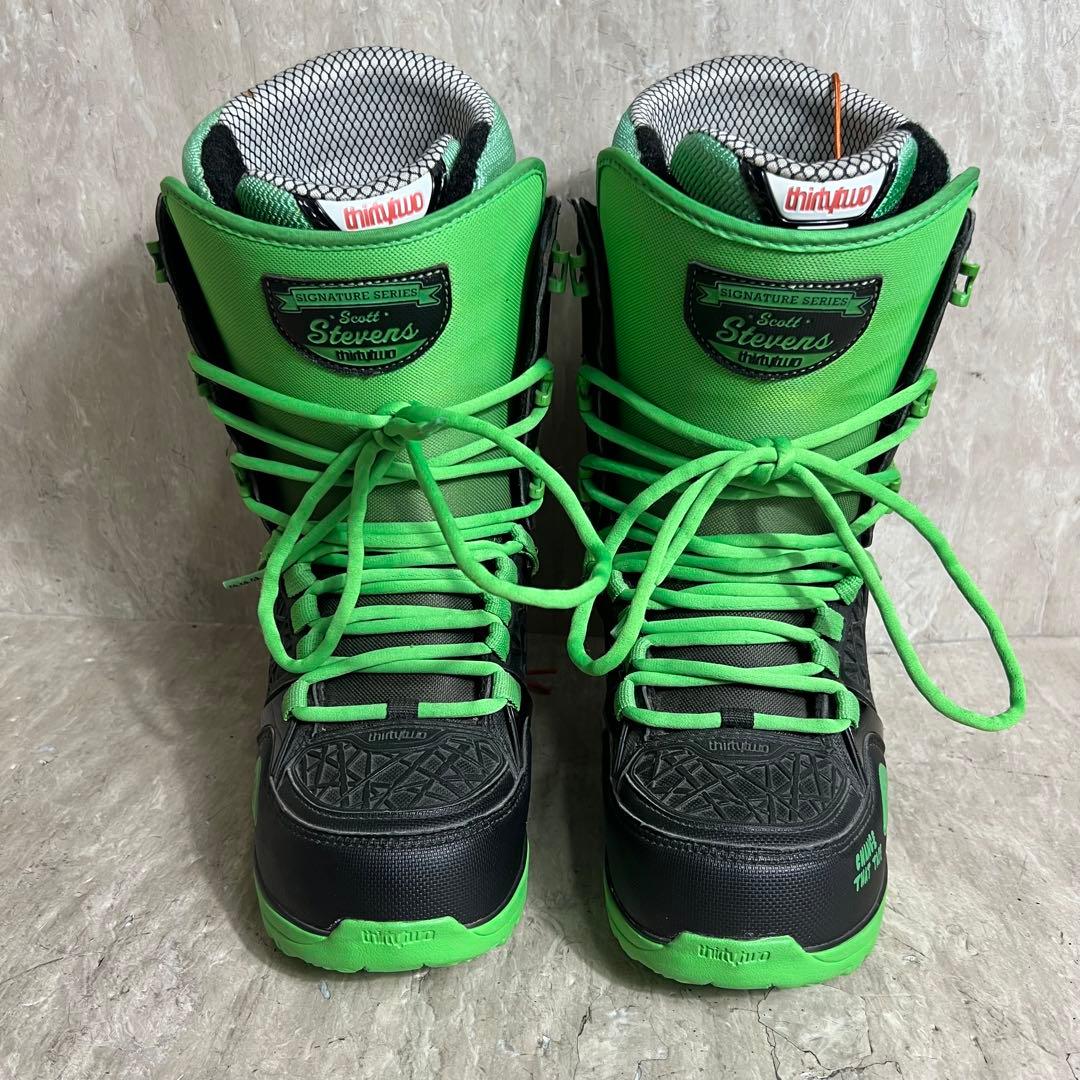 thirtytwo TM-2 STEVENS ブラック グリーン 25.5cm