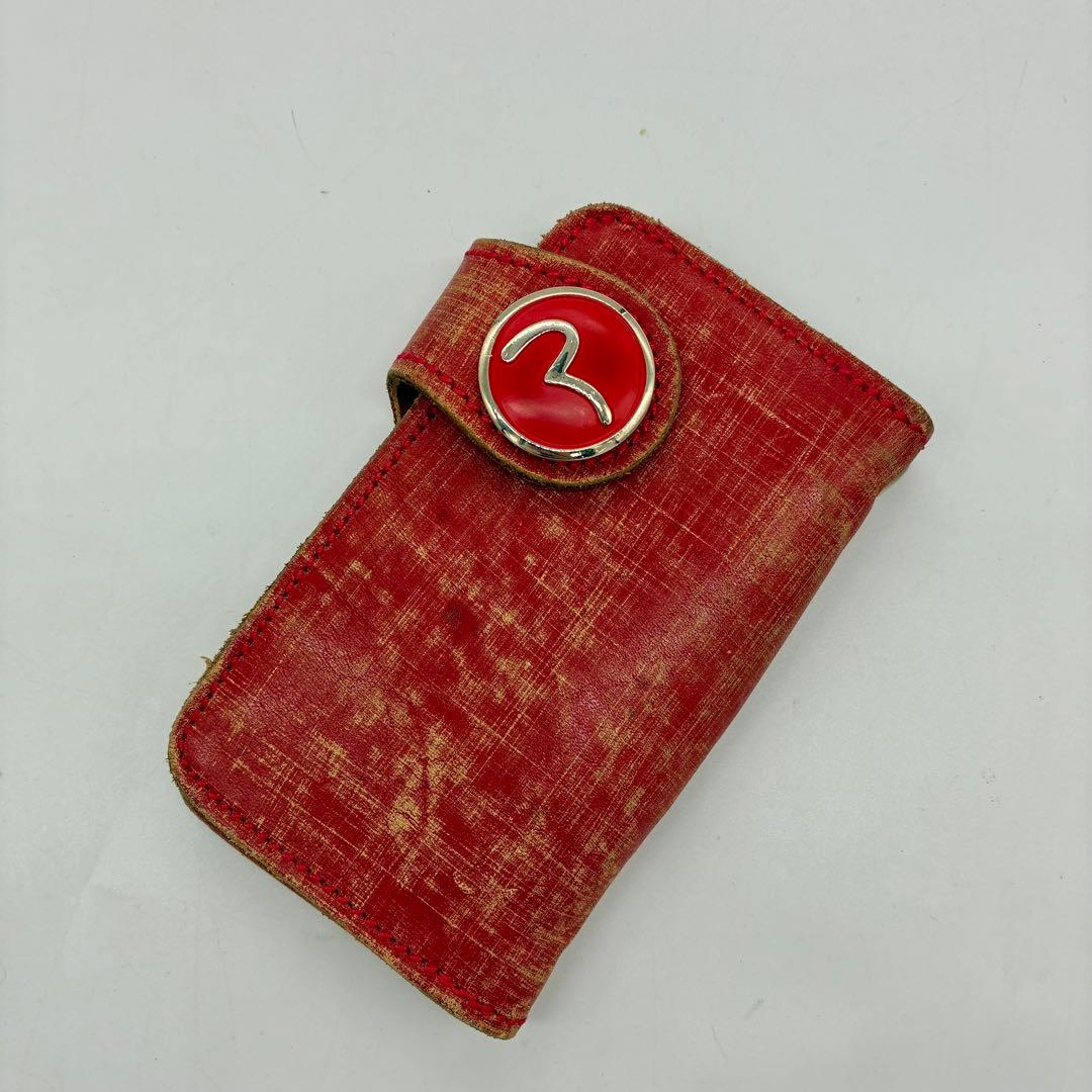 希少】EVISU エビス 二つ折り財布 ウォレット レッド ど根性ウォレット