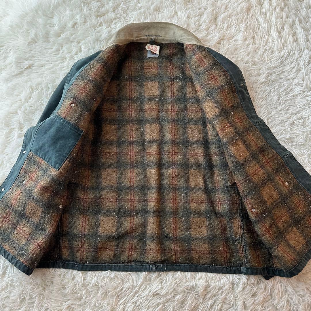 Carhartt ミシガンチョアコート モス 星タグ USA製 XL チェック - メルカリ