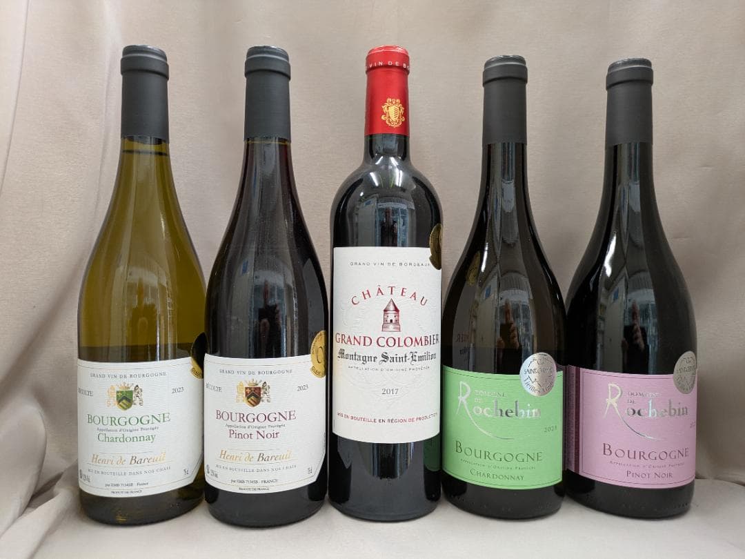 ブルゴーニュ モンターニュサンテミリオン セレクション赤3白2計5本750ml