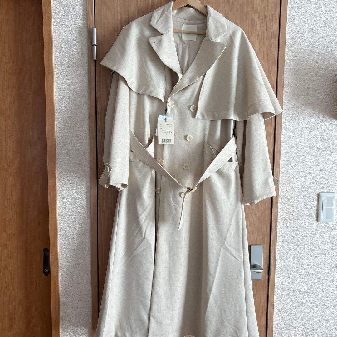 Eaphi ASYMMETRY CAPE TRENCH COAT - メルカリ