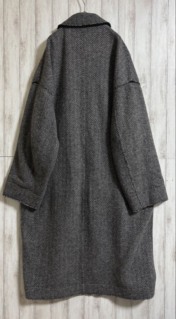 YOKE 19AW ダブルジャカード バルカラー ロングコート - メルカリ