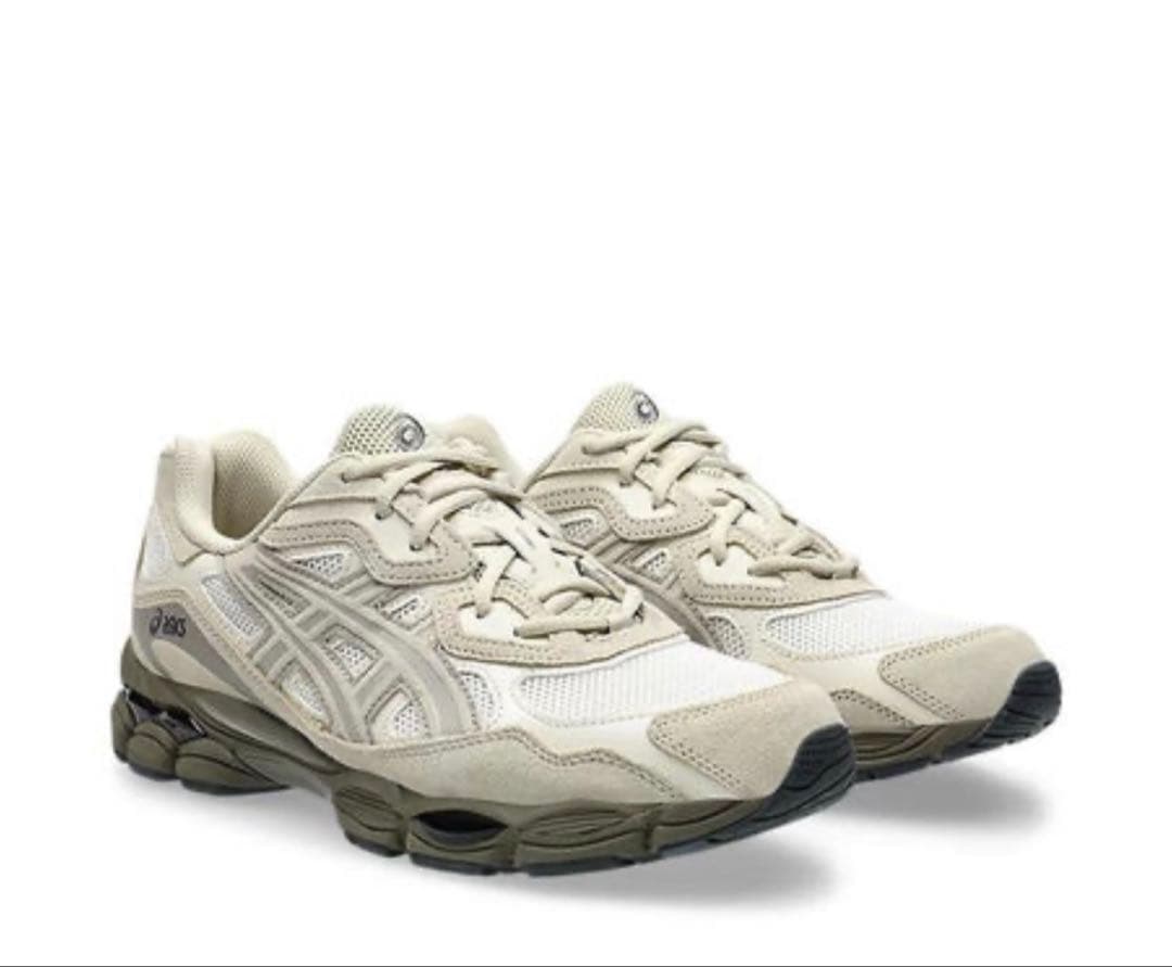 【美品】Asics Gel-NYC \"Cream / Putty\" 25.0cm