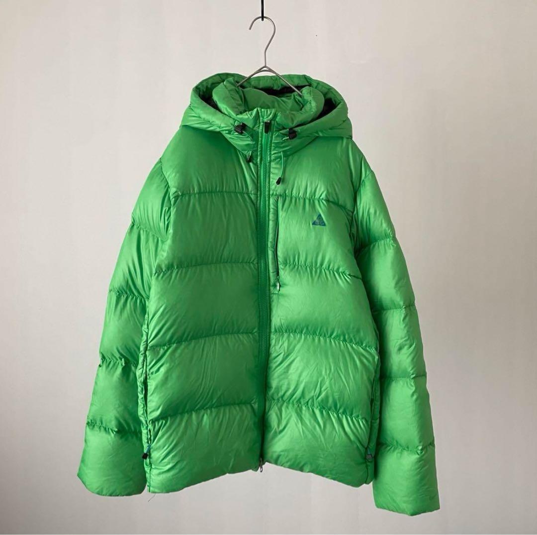 ナイキACG オリーブグリーン ダウンジャケット フード付き