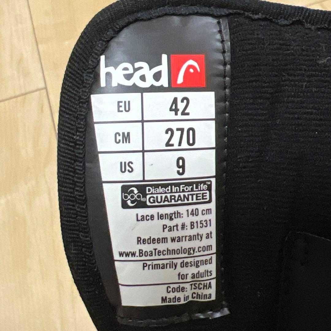 【美品_即日発送】head スノボブーツ　STRIKE ストライク 27.0cm