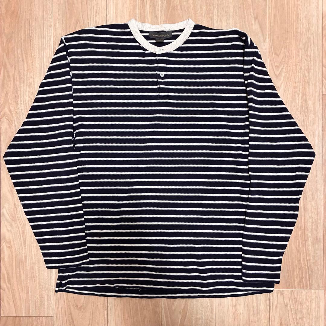 90s Banana republic バナリパ ボーダー ロンT - メルカリ