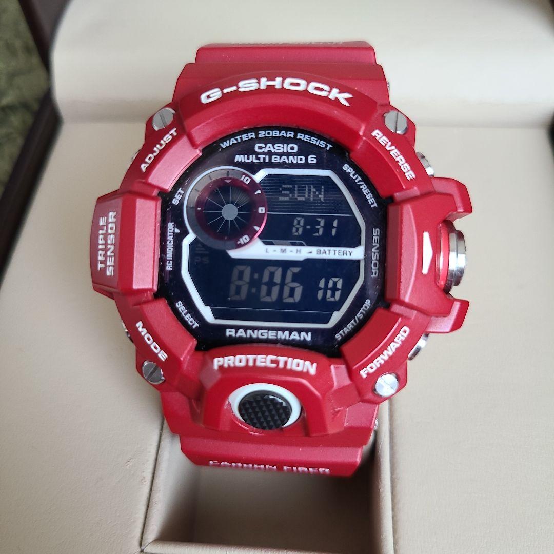 G-SHOCK GW-9400RDJ-4JF レンジマン レスキューレッド - メルカリ