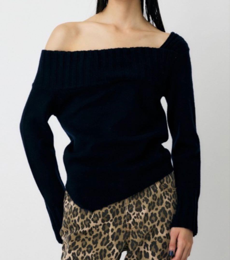 moussy マウジー ASYMMETRYトップス ネイビー MOUSSY マウジー ASYMMETRY トップス ネイビー - メルカリ