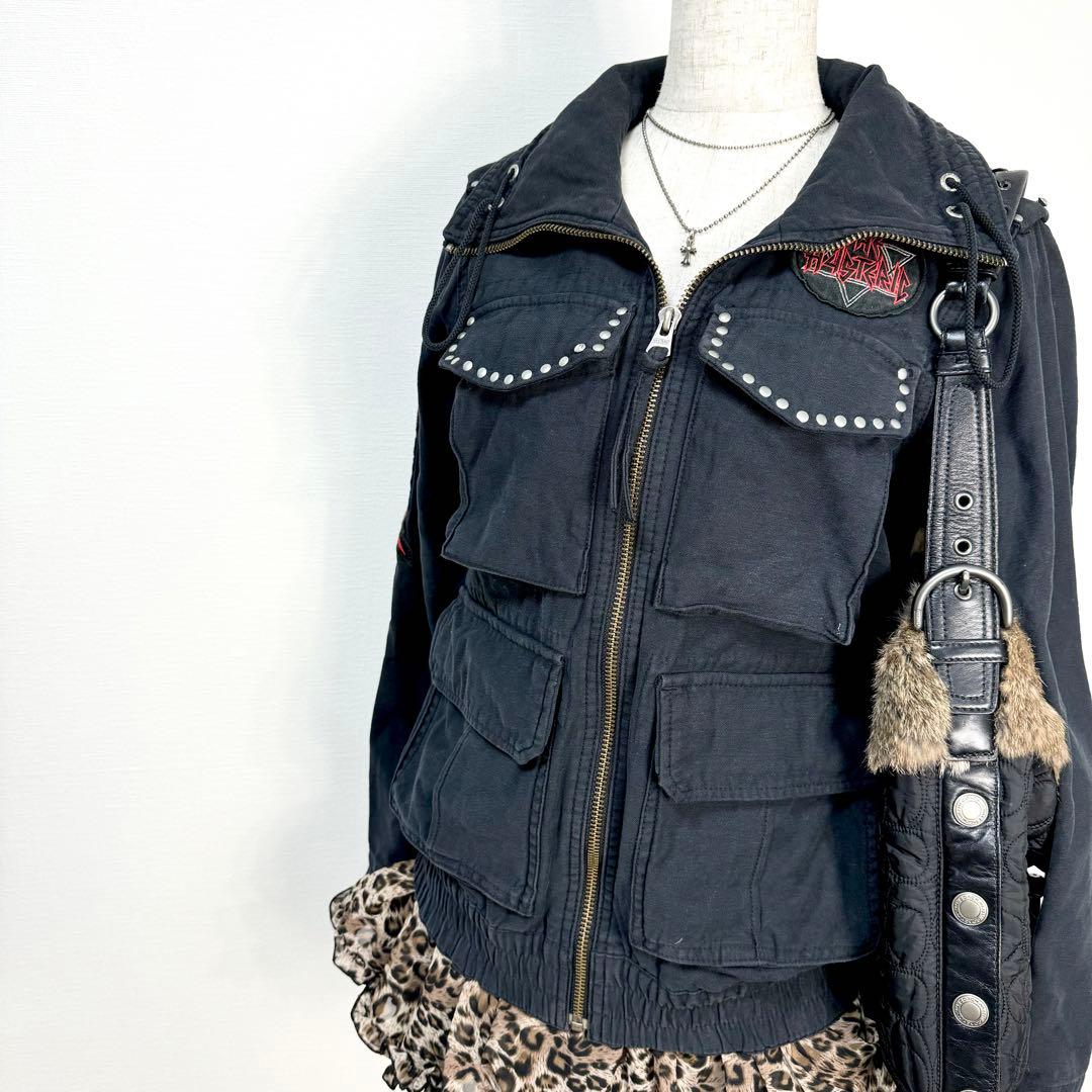 y2k✨️ 00s HYSTERIC GLAMOUR ジップアップ ジャケット HYSTERIC GLAMOUR】ヒステリックグラマー 