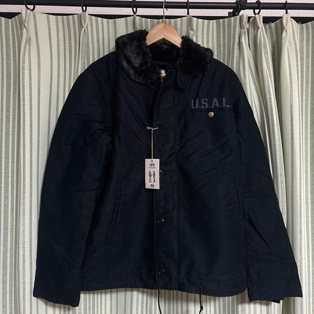 アルファ×Lee N-1 ミリタリーデッキジャケット【新品・タグ付き