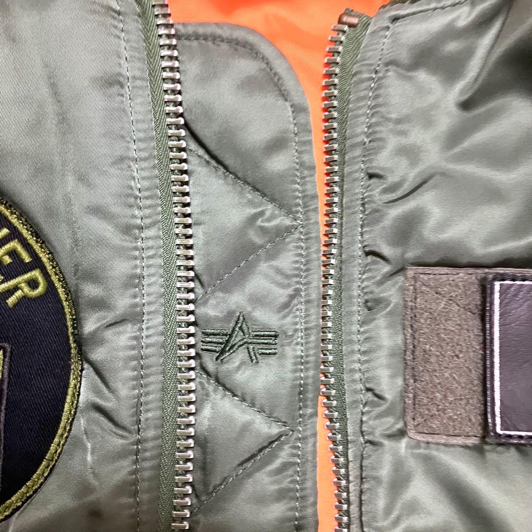 し*う様 【美品レア】ALPHA×GOD WIND 神風 MA-1 フライトジャ - メルカリ