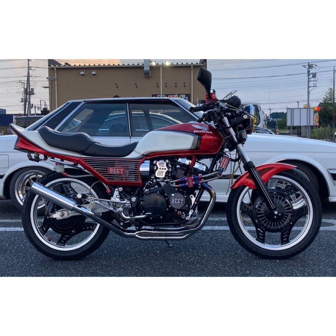 cbx400f 外装セット 赤白2型カラー BEET - メルカリ