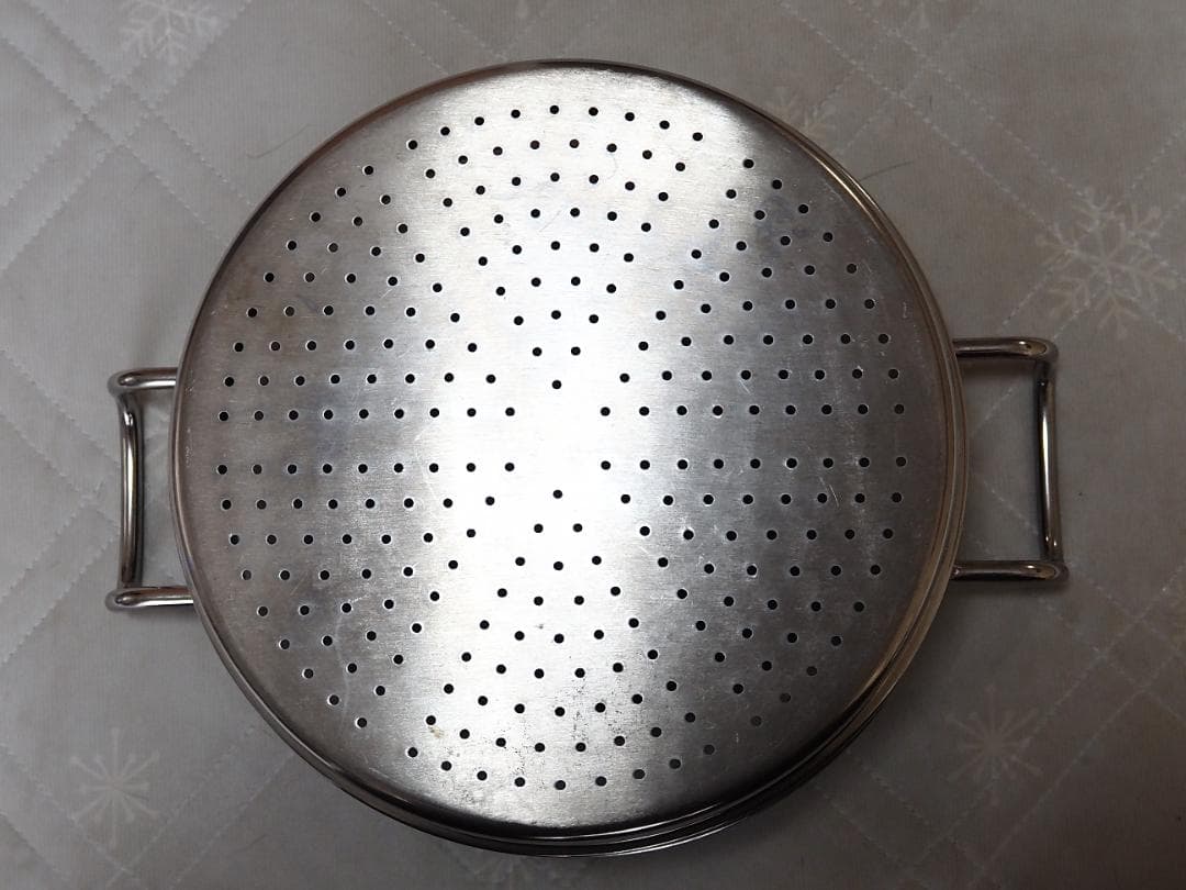 宮崎製作所ジオプロダクト 蒸し器ステンレス鍋 　25cm　3.4ｌ