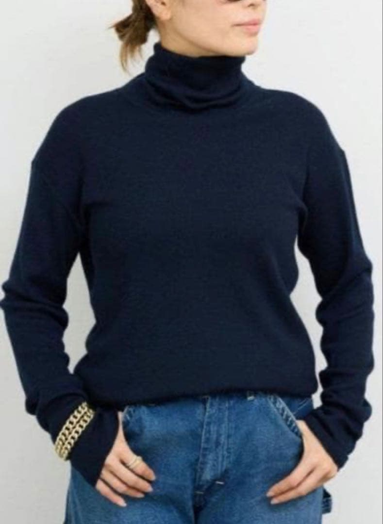 ドゥーズィエムクラス jersey タートルネック ニット セーター ウール