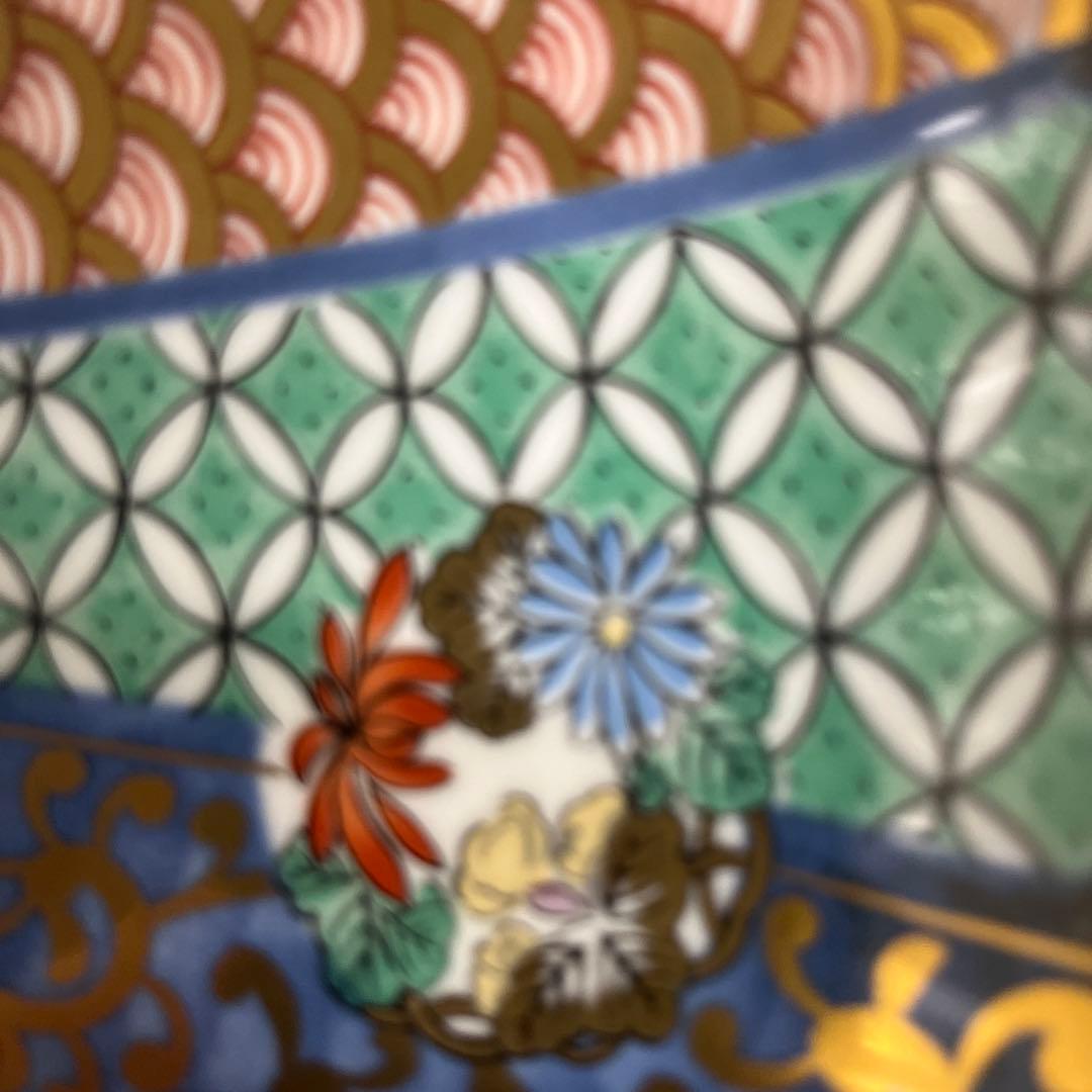 有田焼 龍峰窯 金彩 花風流 大皿 - メルカリ