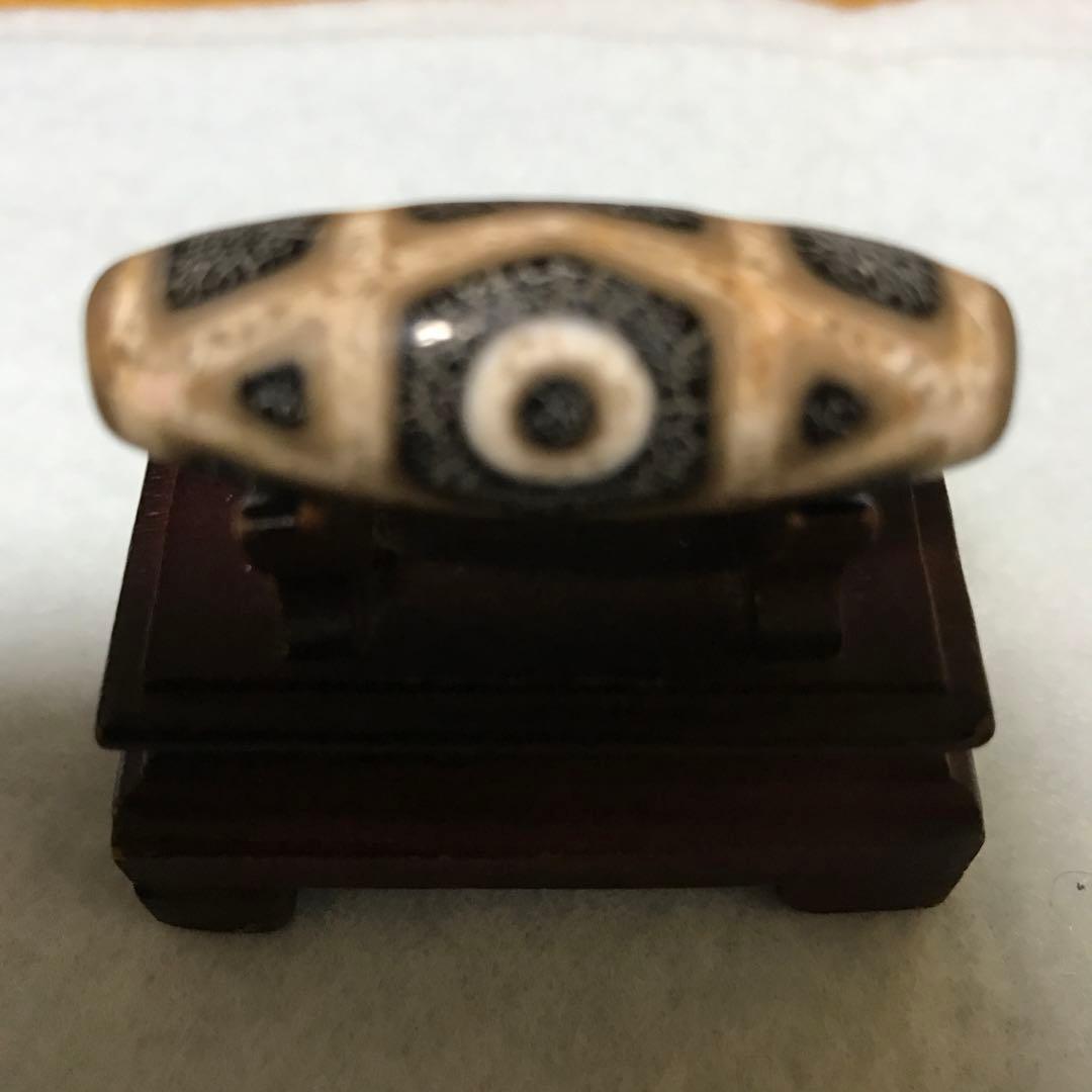 超激レア珍品‼︎ 古代老礦石 特別出品 特殊金剛ニ眼特殊天珠 マニア