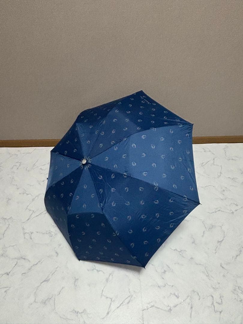 Christian Dior ディオール 折りたたみ傘 保管袋付 ネイビー - メルカリ