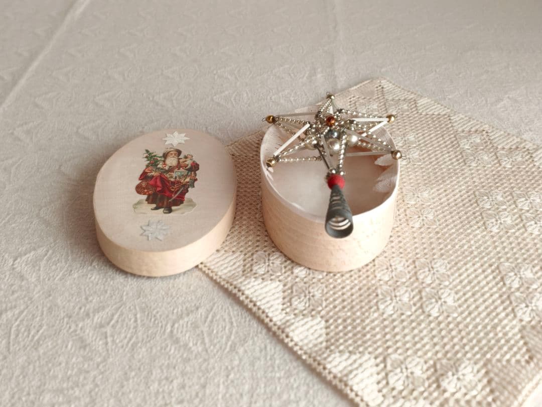 vintage tree top ❀ アンティークビーズ 星の ツリートップ