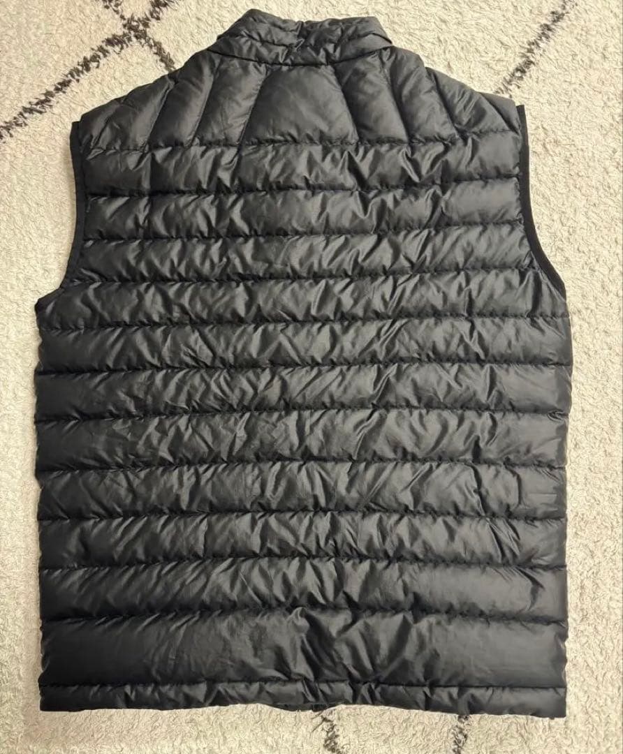 patagonia ブラック キルティング ベスト - メルカリ