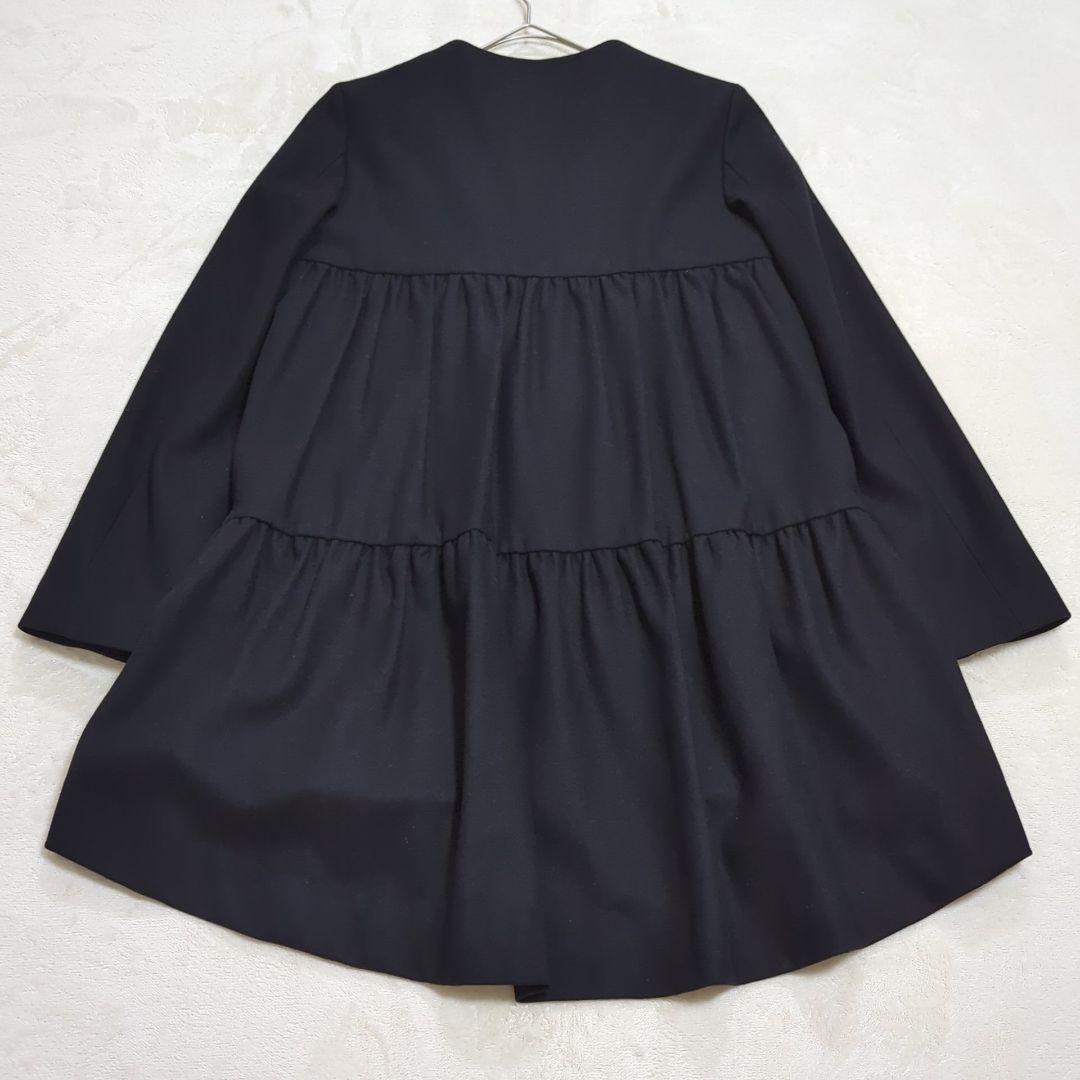 極美品 YOKO CHAN バックティアードウォームコート フレア - メルカリ