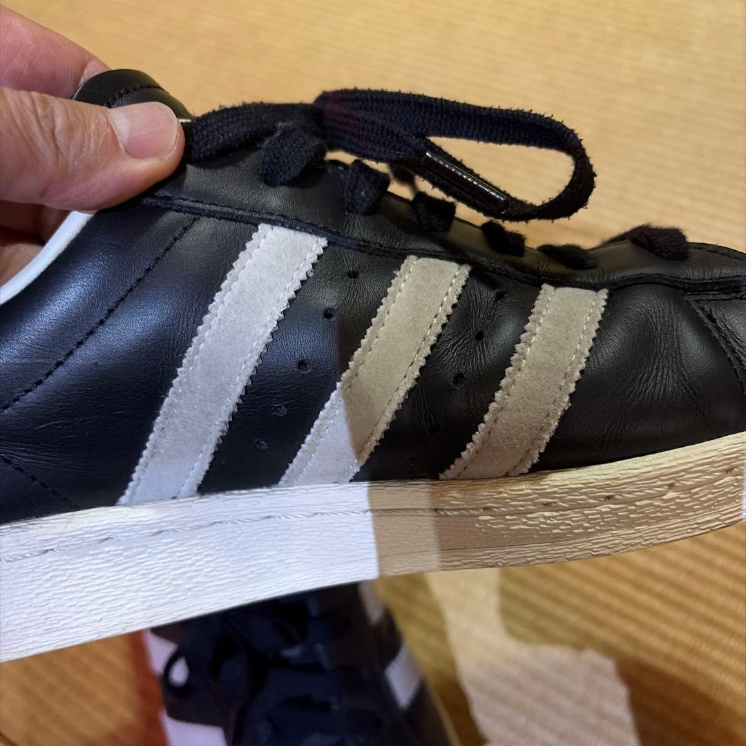 靴 adidas superstar 82 FI CORE BLACK 26.5cm